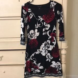 Black and Red Stetchy Dress